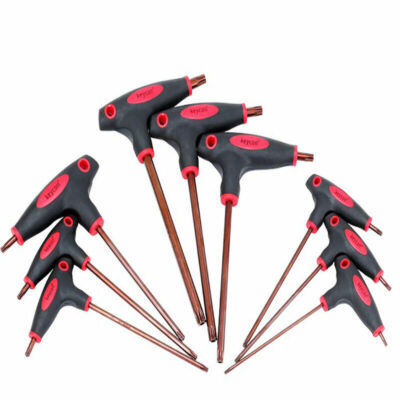Torx-Schlüssel T-Griff Schraubendreher-Satz Schraubenzieher Werkzeug T10-50
