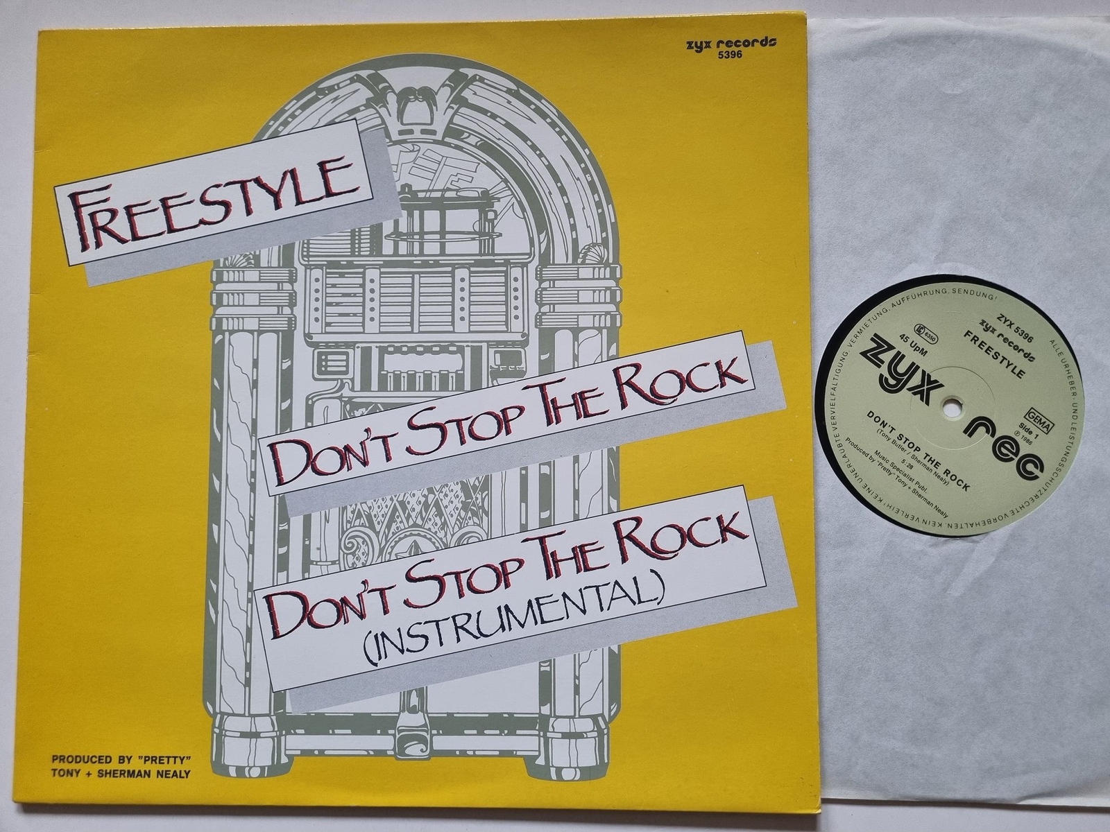 Freestyle - Don't Stop The Rock 12'' Vinyl Maxi Germany