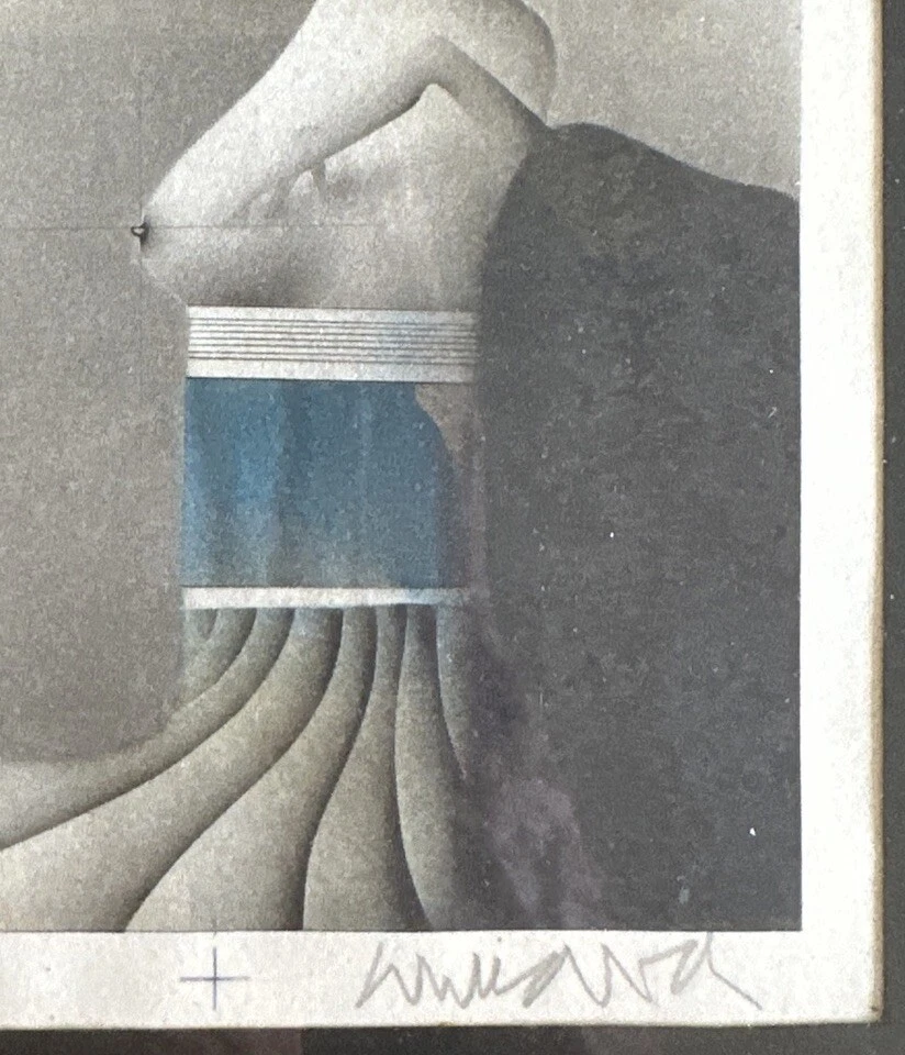 Wunderlich, Paul ‚Halbakt‘, signiert. - Bild 2 von 3