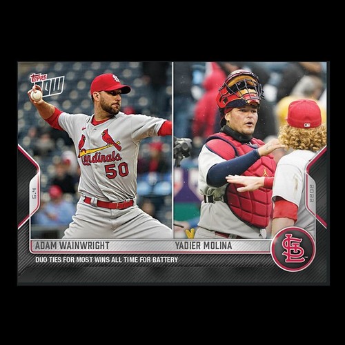2022 Topps Now 122 Adam Wainwright / Yadier Molina
