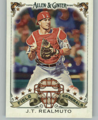 2020 Allen and Ginter Field Generals #FG-15 J.T. Realmuto NM-MT Phillie ID:81006