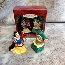 Hallmark Keepsake Christmas Ornament Snow White Anniversary Disney 1997 Dopey