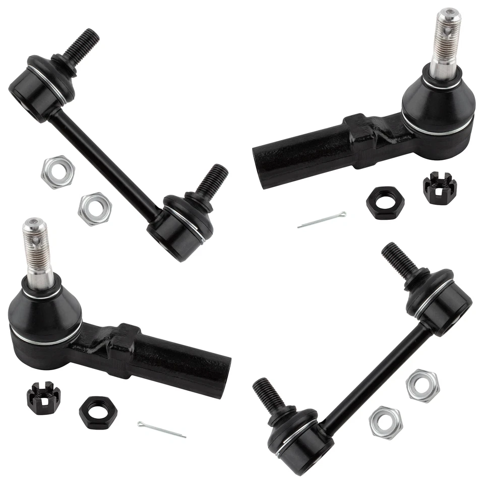 Barra estabilizadora trasera 4 piezas extremo eslabones barra de amarre exterior para Saturn SC1/SC2 SL/SL1/SL2 Foto 3 de 4