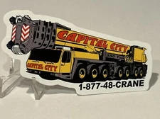Capital City Crane Rental Equipment Operating Engineers Hardhat Sticker Hard Hat