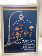 Vintage Dolly Toy Co. Wonderful World of Disney Musical Crib Mobile Mickey Mouse