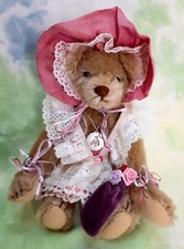 Vintage Beverly Port Time Machine Mohair Bear Gorham 1986 Musical, Ltd. Ed.