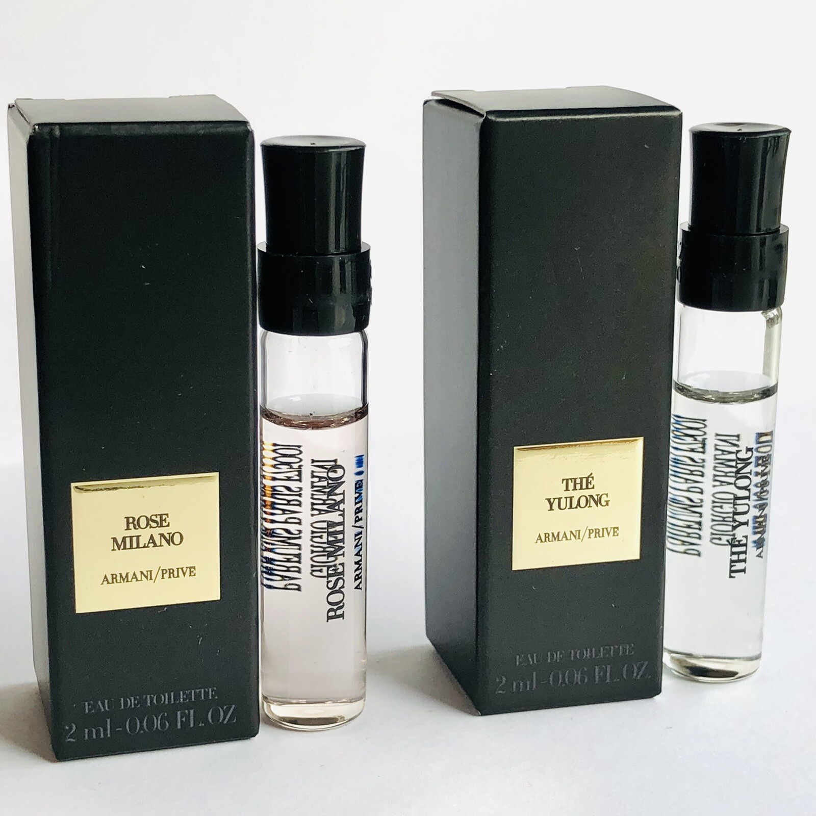 2pc Armani Prive The Yulong & Rose Milano Eau De Toilette