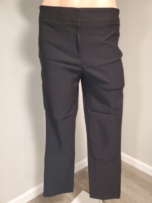 Counterparts Womens Black Dress Pants 10 Rayon/Nylon/Spandex Stretchy 30