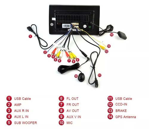 Android 13 Car Radio Multimidia For Mitsubishi Outlander xl2 2006-2012 Autoradio - Picture 20 of 21