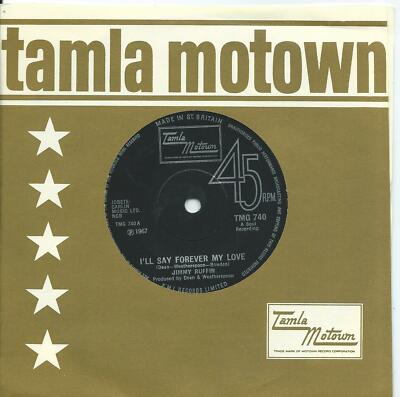 Jimmy Ruffin:I'll say forever my love/Everybody needs love:Tamla Motown:TMG 740