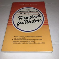 The Merriam-Webster Concise Handbook for Writers - Paperback