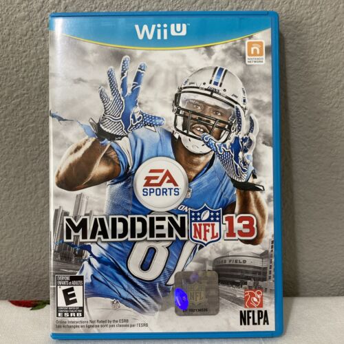 Madden NFL 13 (Nintendo Wii U, 2012) Tested Works - Picture 1 of 4