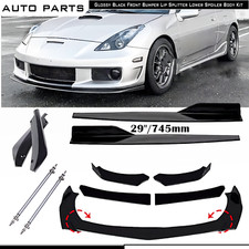 For Toyota Celica 2000-2005 Front Bumper Lip Spoiler Splitter Side Skirt Bod Kit