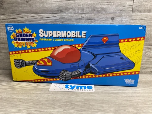 McFarlane DC Super Powers Supermobile Superman Action Vehicle New
