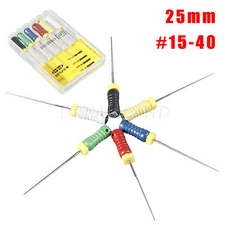 Dental H-FILES 25mm #15-40 Stainless Steel Endo Root Canal File Hand Use CN#B