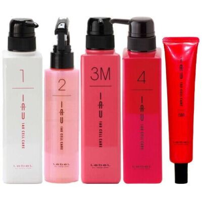 Lebel IAU Cell Care Damage Elasticity Treatment  Steps Steps 1,2,3M,4,5M Set