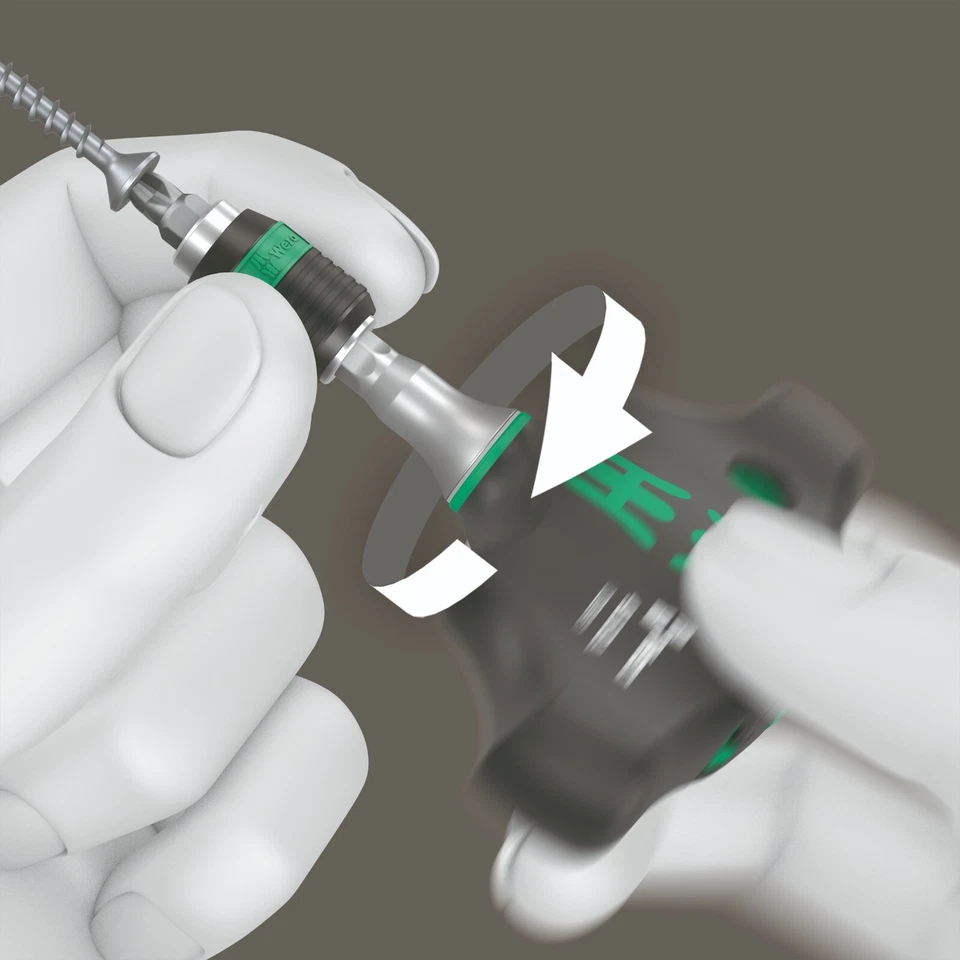 Wera Kraftform Kompakt 400 RA Set 1 Ratcheting T-Handle Set Metric 05023471001 - Image 4 of 4