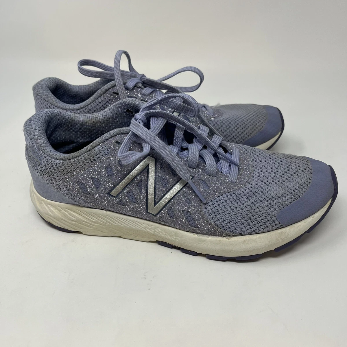 New Balance purple sparkle sneaker Little Girl size 3M Fuel Core