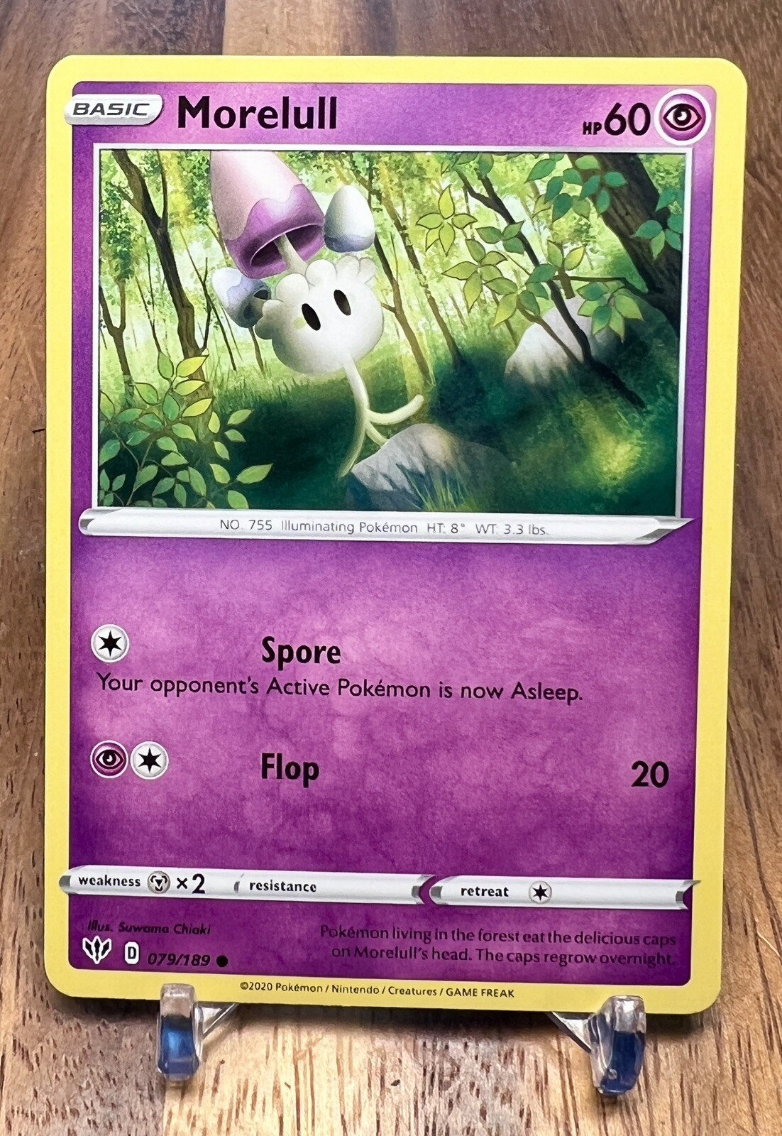 Morelull 079/189 Darkness Ablaze Common Pokemon Card NM eBay