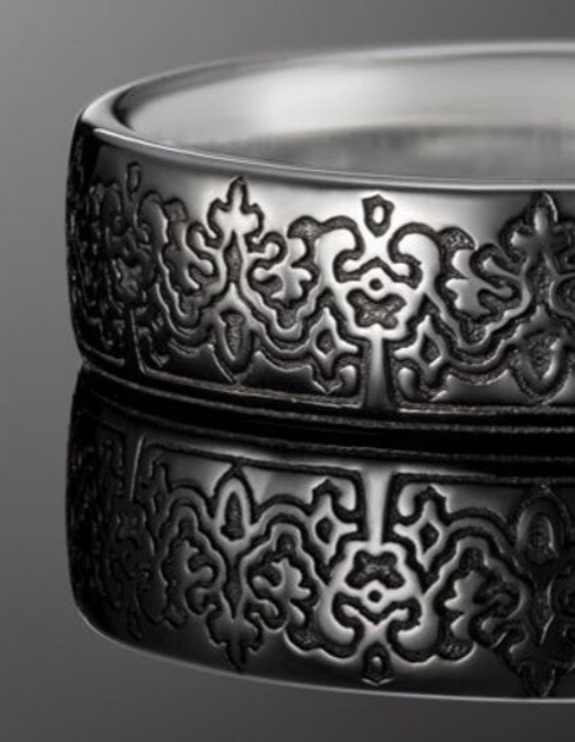 Nier Automata 2B Silver Ring SV925 Figure Japan Size Official Square ...