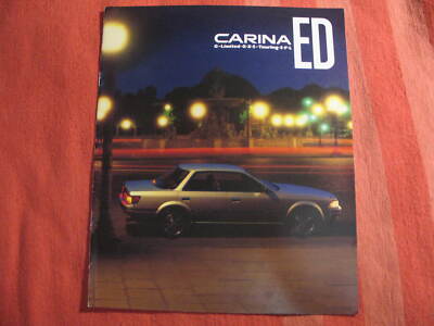 Toyota Carina ED brochure Japon market 1988 | eBay