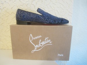 christian louboutin velvet loafers