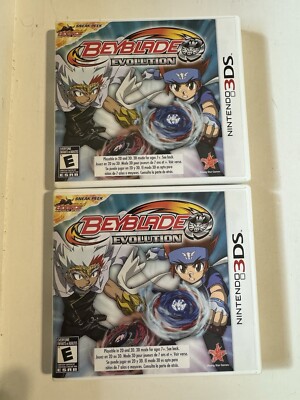 Beyblade: Evolution (Nintendo 3DS, 2013). X2   Two Complete Games