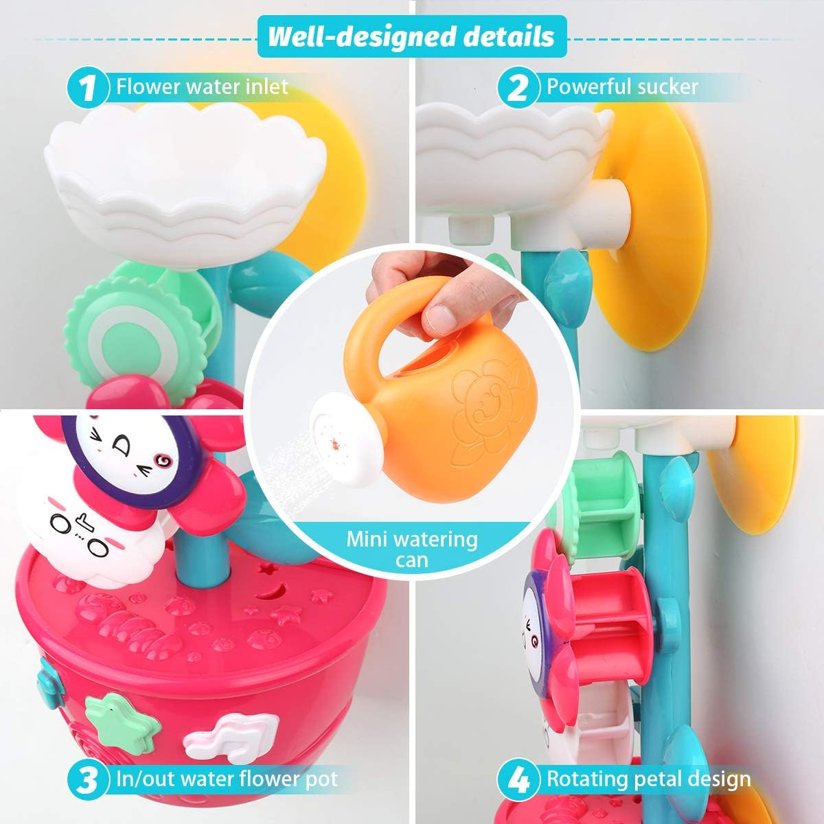 Girl Bath Toys for Kids 13 Bathtub Toys for Toddlers Water Tub Toys
