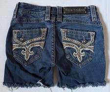 ROCK REVIVAL BARBY - Women's Cut-Off Denim Jean Shorts - 25x5