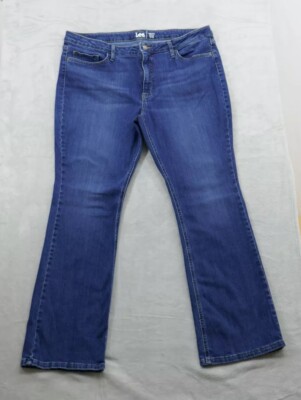 Lee Bootcut Leg Jeans Women's Blue Mid Rise Size 5