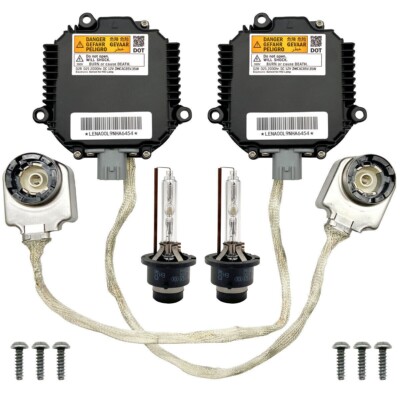2x New For Infiniti M FX 35 37 45 56 Q QX 70 Xenon Ballast Igniter D2S Bulb Kit