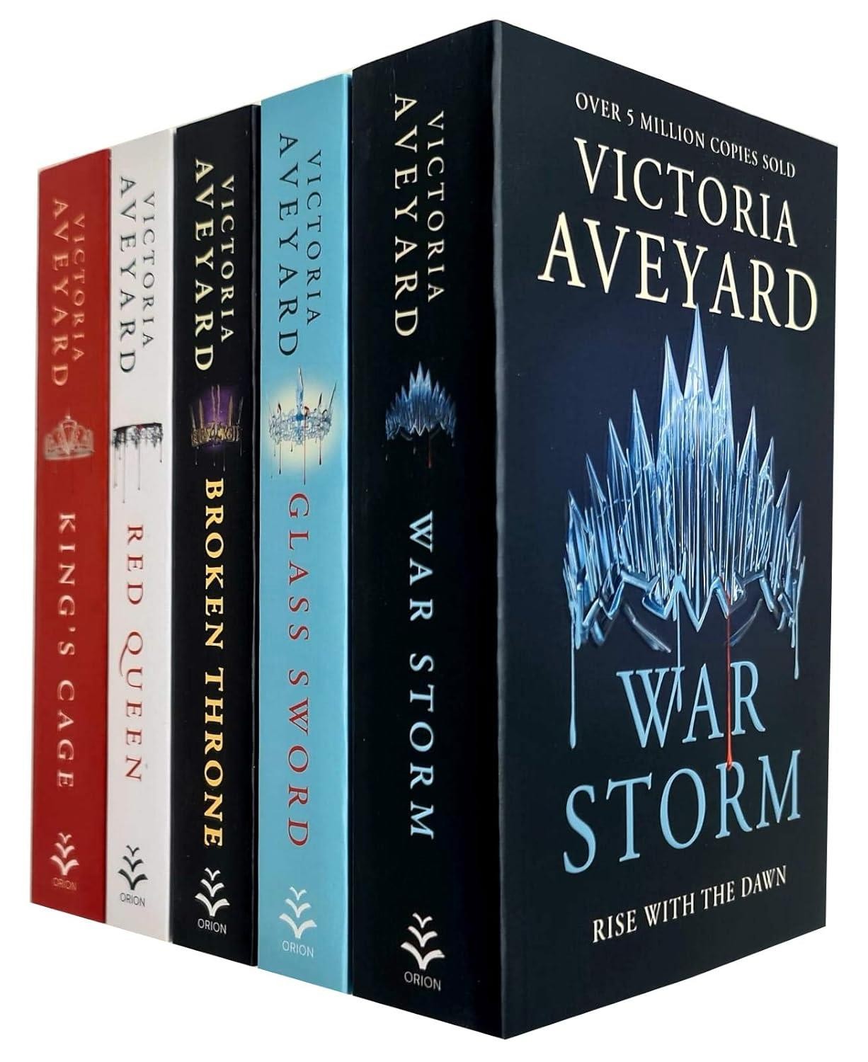 Victoria Aveyard Red Queen Series 5 Books Collection Set