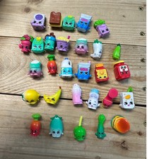 Shopkins Food Playset Lot Collectible Miniatures Toys Assorted