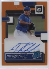 2022 Donruss Optic Rated Rookie Signatures Orange Prizm Angel Zerpa Auto 0nr3
