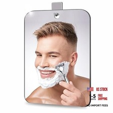 Shower Mirror for Shaving Mirror, 10.3 x 7.1 Inch Large Plastic Acrylic