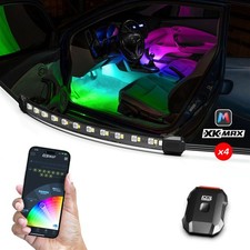 Xkglow Xk Glow Xkmax Rgbw 4pc Addressable Car Interior Kit Mx-car-mini Xkglow Xk Glow Xkmax Rgbw 4pc Addressable Car Interior Kit Mx-car-mini