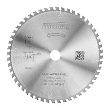 MAFELL Hartmetall S&auml;geblatt KSB-SP 280 280 x 2,6 x 30 mm - 52 Z&auml;hne Ersatzblatt