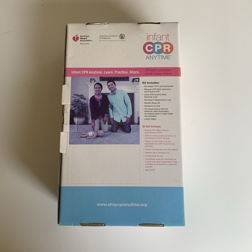 Kit Completo Manichino Bambino Allenamento DVD Associazione Cuore CPR Anytime AHA Infant - Foto 2 di 4