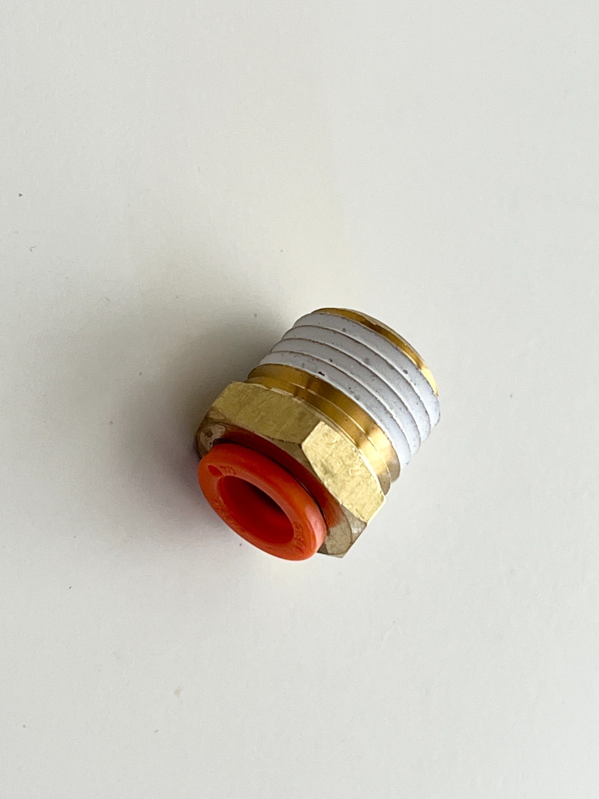 SMC KQ2H07-35AS 1/4" NPT x 1/4" Male Connector Tube Fitting, lot of 20