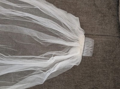 Brautschleier ivory, 2m von Kleider machen Bräute, schlicht