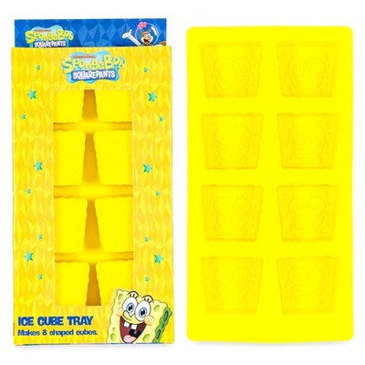 Nickelodeon SpongeBob SquarePants Face Molded Silicone Ice Cube Tray