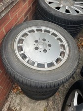 15" Mercedes W124 15 Hole Gullideckel Flat Face Lemmerz  Alloys Wheel x 4 