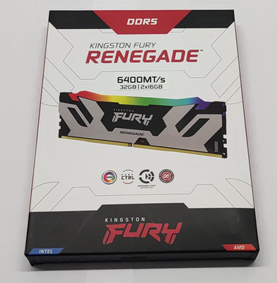 Kingston Fury Renegade DDR5   32GB Kit (2×16GB)   6400MT/s * neu * KF564C32RSAK2