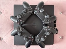 Sony PlayStation 4 1TB Console Bundle  4 Controllers CUH-7115B Mint Cond. 