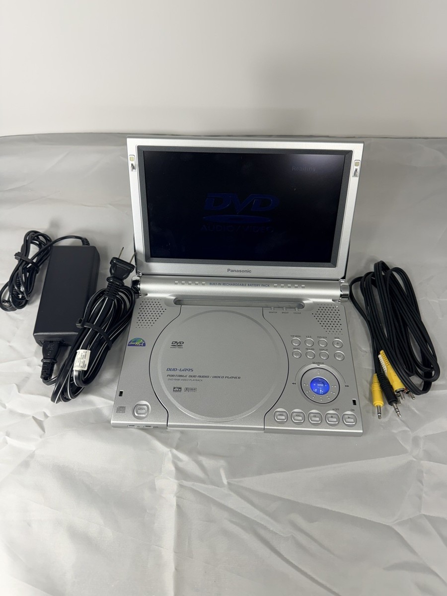 Panasonic 9-in Portable DVD Player w/Carrying case & charger