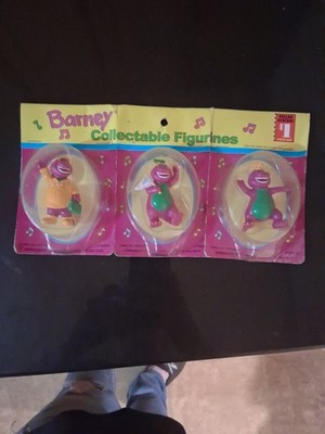 THREE 1993 BARNEY FIGURINES New SEALED Lyons Group COLLECTABLE FIGURES