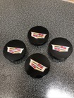 4PCS Wheel Center Hub Caps Cadillac ATS CTS DTS SRX STS XLR XTS 2-5/8" BLACK