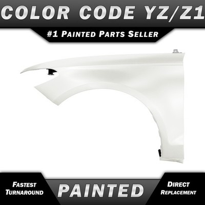 NEW Painted To Match *YZ - White* Front LH Left Fender for 2017