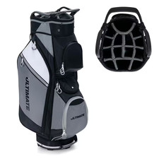 Golf Cart Bag 14-Dividers Top Clubs Organizer with 7-Pockets Including Cooler...