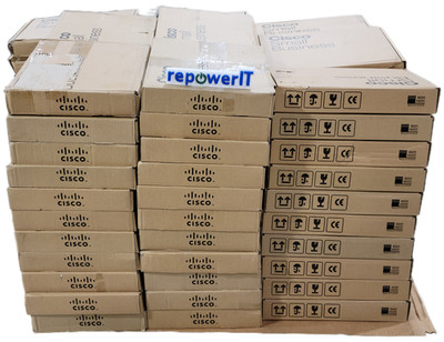 Lot of 47x Cisco SPA303-G1 3-Line IP Phones NEW